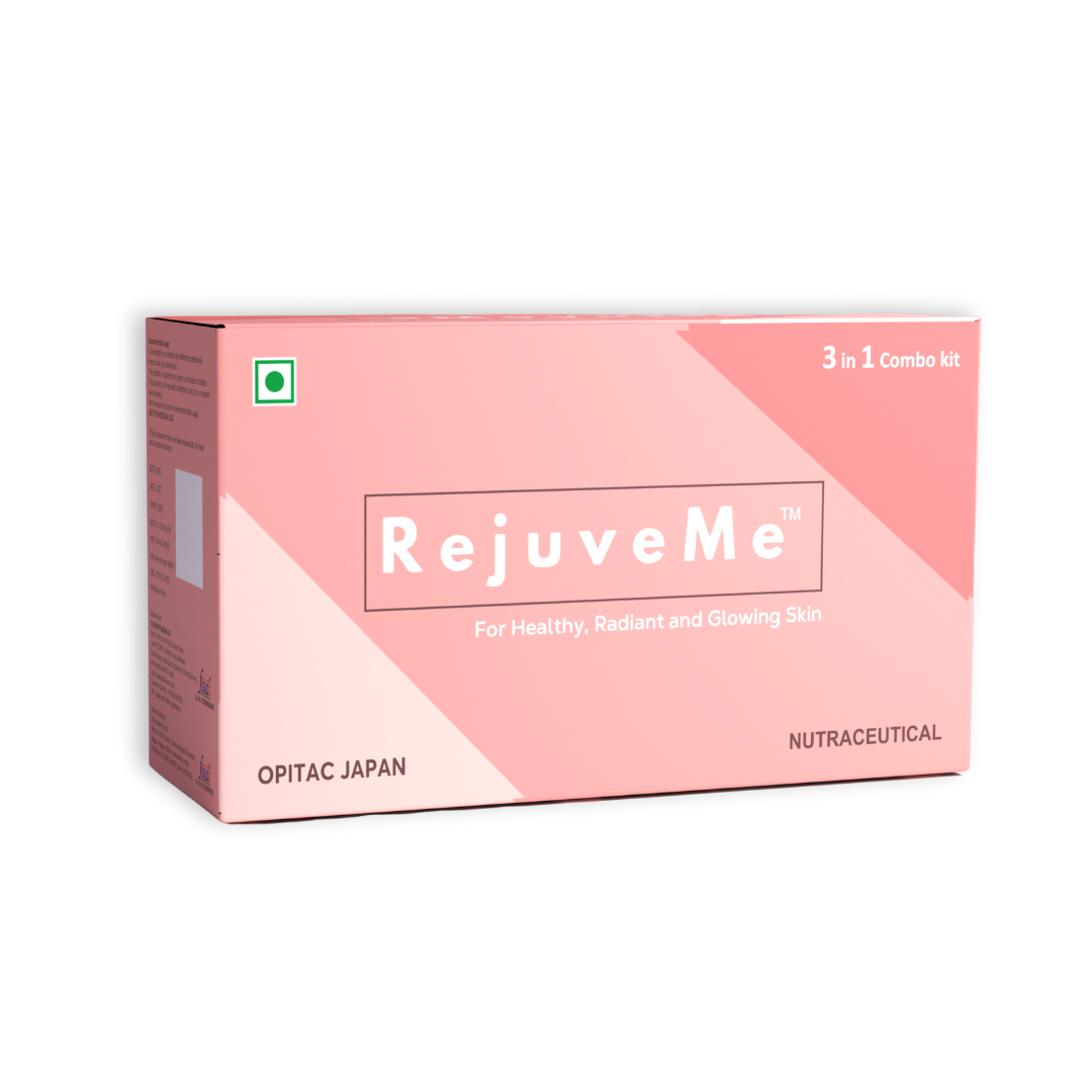 RejuveMe – Glutathione Skin Brightening & Detox Supplement Kit | Japanese OPITAC™ Glutathione + Vitamin C | 30-Day Skin Glow & Liver Cleanse Routine