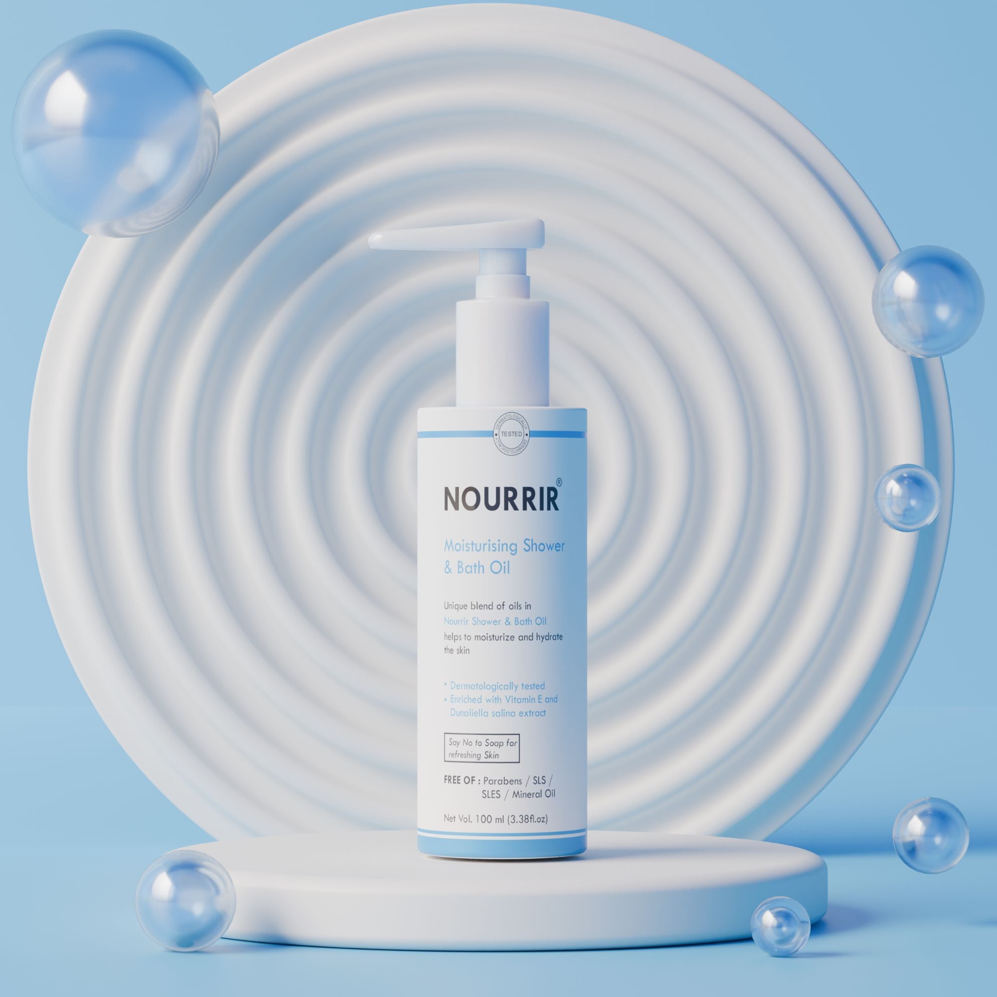 NOURRIR Moisturising Shower & Bath Oil – The Ultimate Hydration for Your Skin