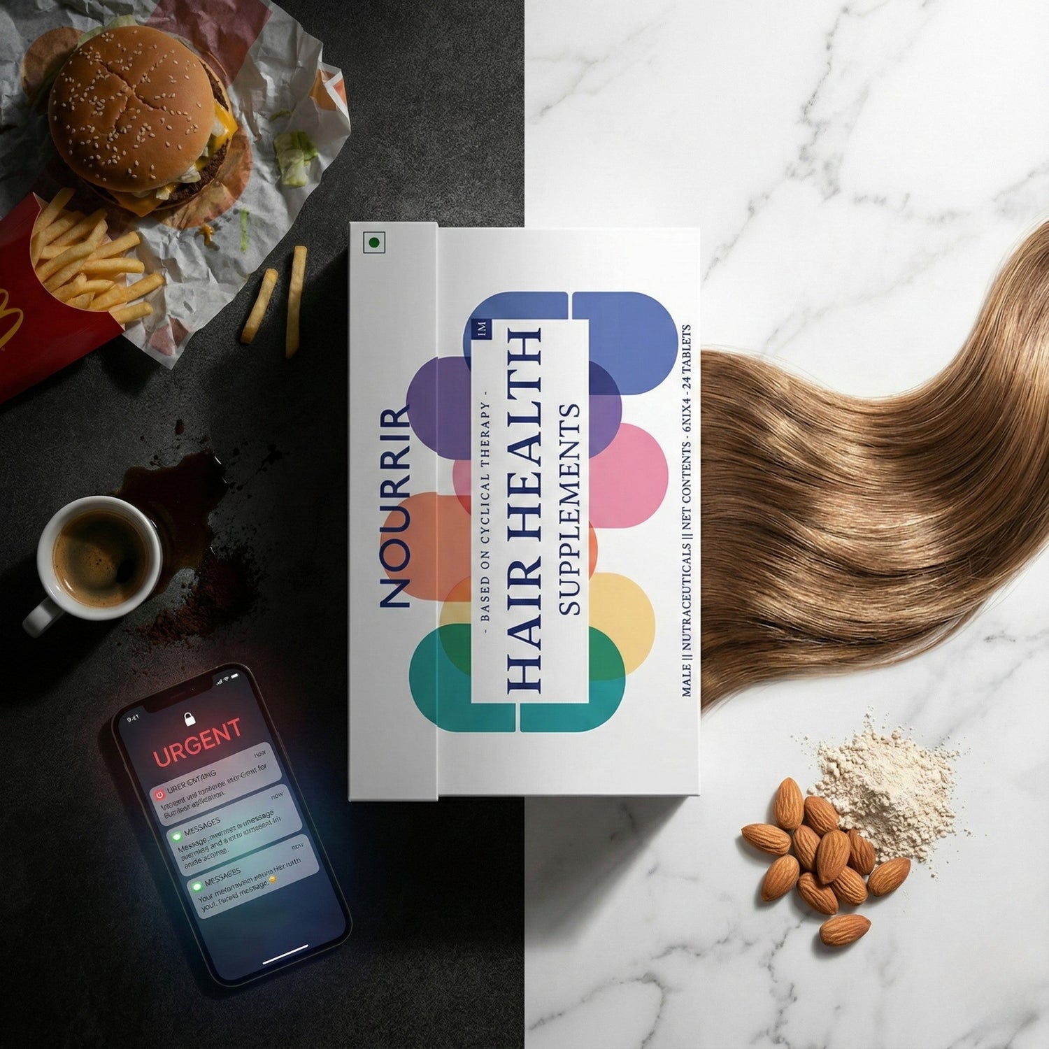 Stomach Means a Fuller Scalp