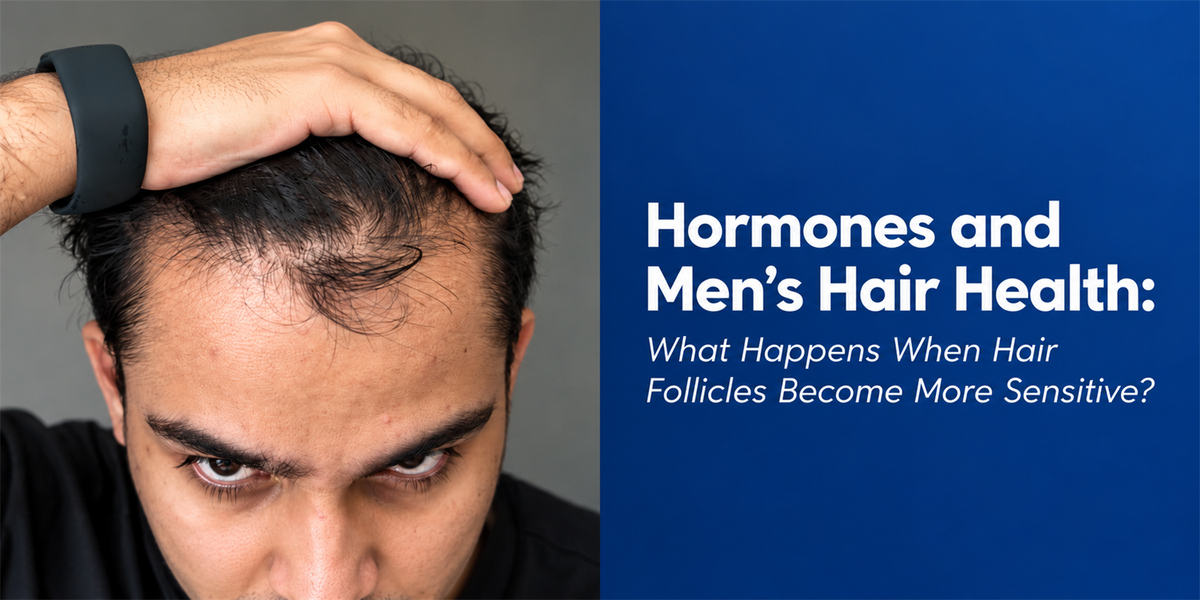 Hormones and Men's Hair Health: What Happens When Hair Follicles Become More Sensitive?