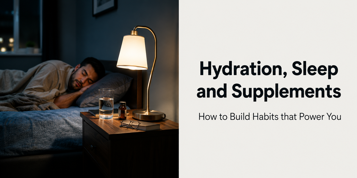 Hydration, sleep and hair vitamins for healthy hair