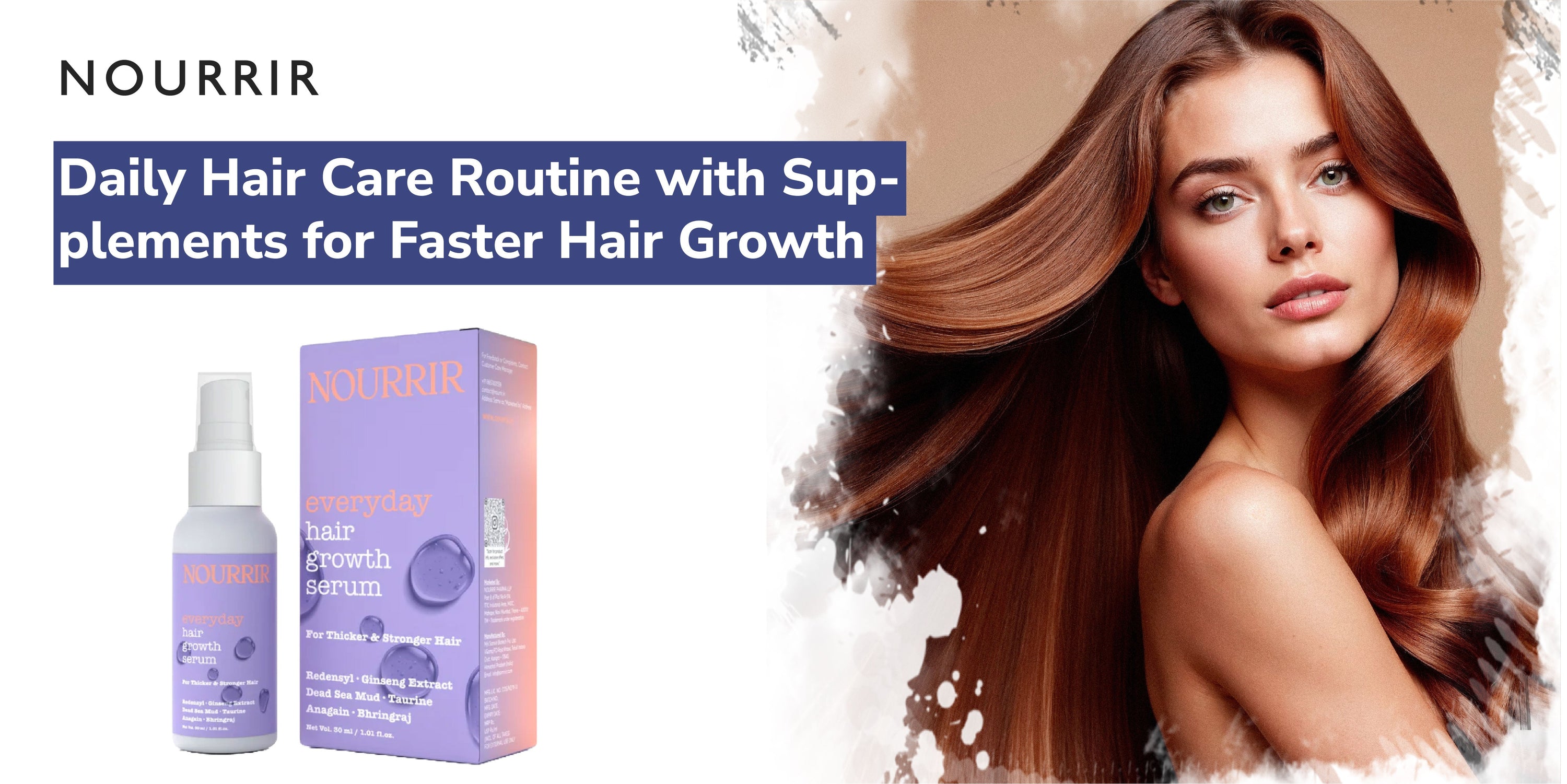 Daily Hair Care Routine with Supplements for Faster Hair Growth – NOURRIR