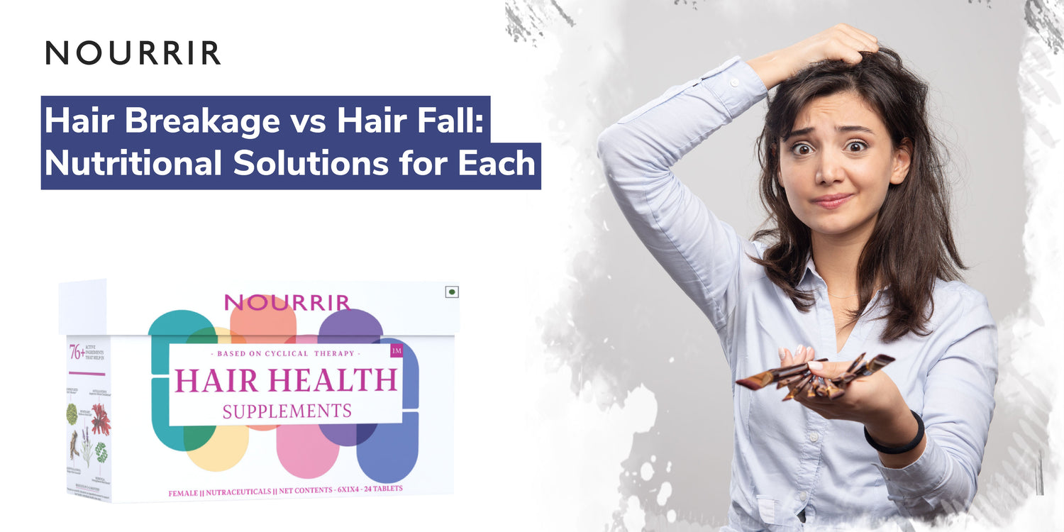 hair breakage vs hair fall