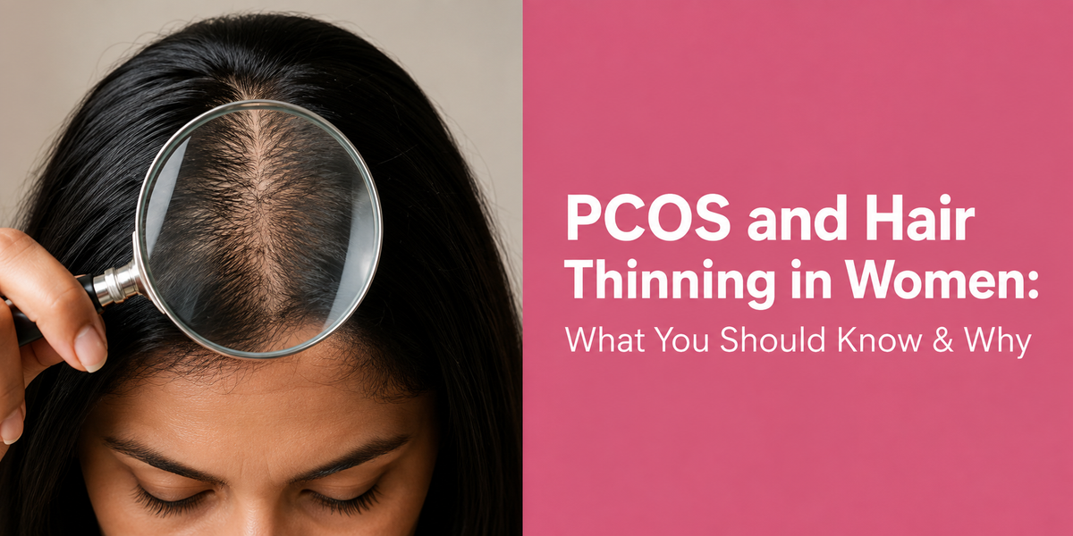 PCOS hair thinning treatment with Hair Health Supplements