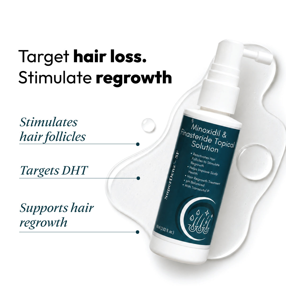 5% Minoxidil &amp; 0.1% Finasteride Solution